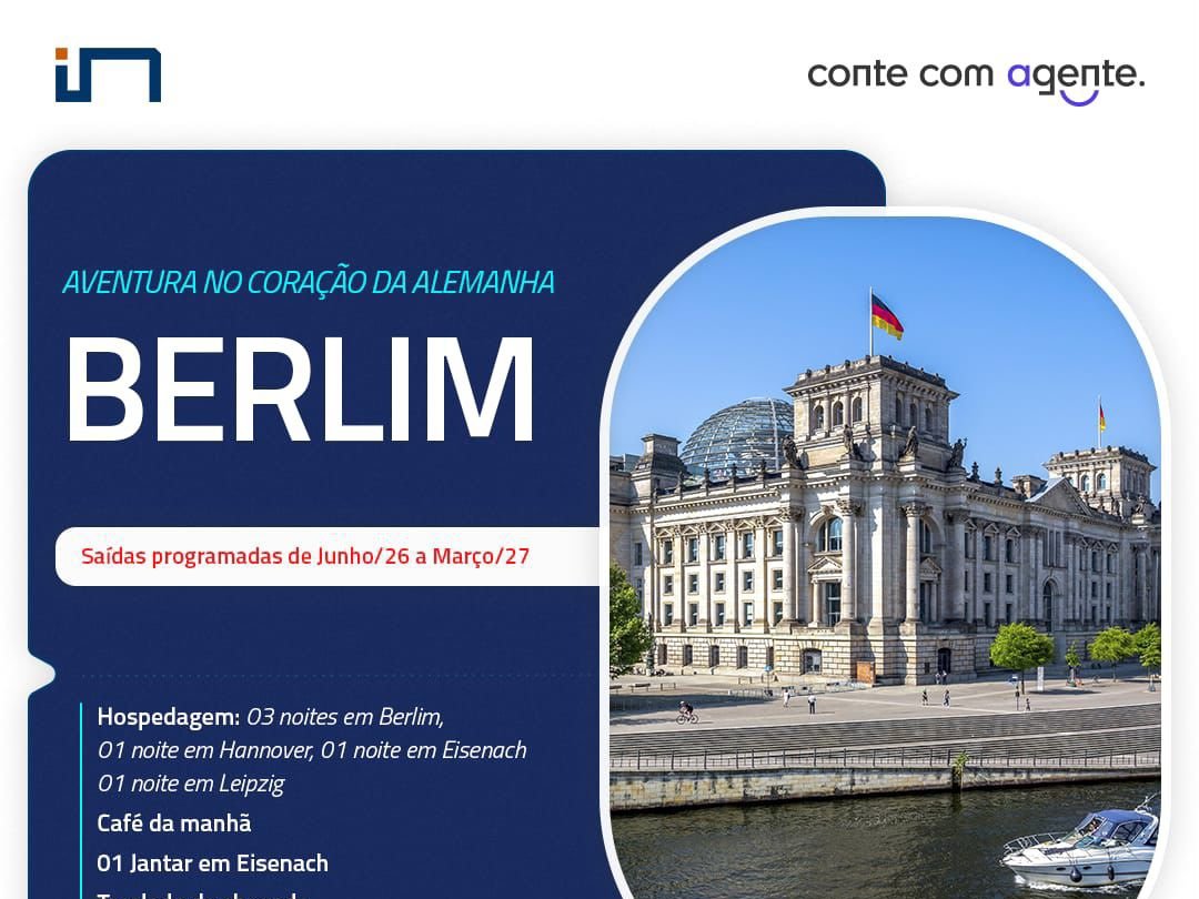 Berlim — Aventura no Coração da Alemanha — Berlim · Hannover · Eisenach · Leipzig